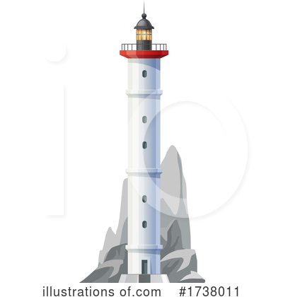Royalty-Free (RF) Lighthouse Clipart Illustration by Vector Tradition SM - Stock Sample #1738011