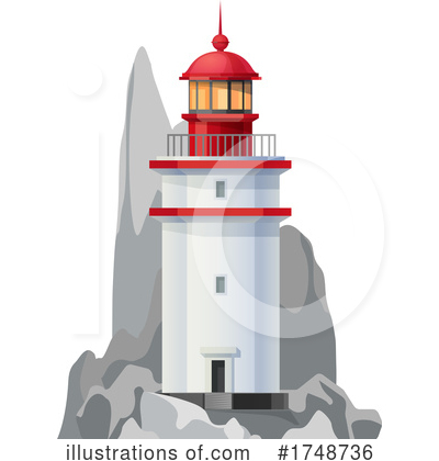Royalty-Free (RF) Lighthouse Clipart Illustration by Vector Tradition SM - Stock Sample #1748736
