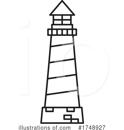 Royalty-Free (RF) Lighthouse Clipart Illustration by Vector Tradition SM - Stock Sample #1748927