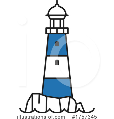 Royalty-Free (RF) Lighthouse Clipart Illustration by Vector Tradition SM - Stock Sample #1757345