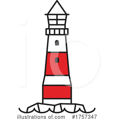 Royalty-Free (RF) Lighthouse Clipart Illustration by Vector Tradition SM - Stock Sample #1757347