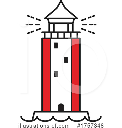 Royalty-Free (RF) Lighthouse Clipart Illustration by Vector Tradition SM - Stock Sample #1757348