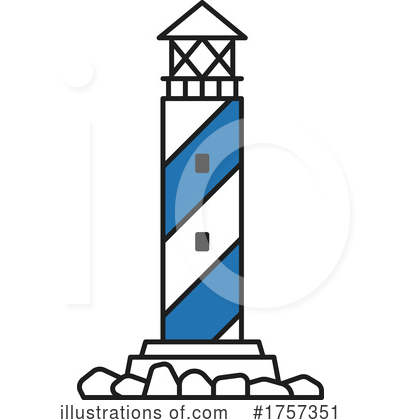 Royalty-Free (RF) Lighthouse Clipart Illustration by Vector Tradition SM - Stock Sample #1757351