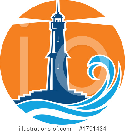 Royalty-Free (RF) Lighthouse Clipart Illustration by Vector Tradition SM - Stock Sample #1791434
