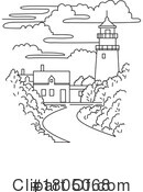 Lighthouse Clipart #1805068 by patrimonio