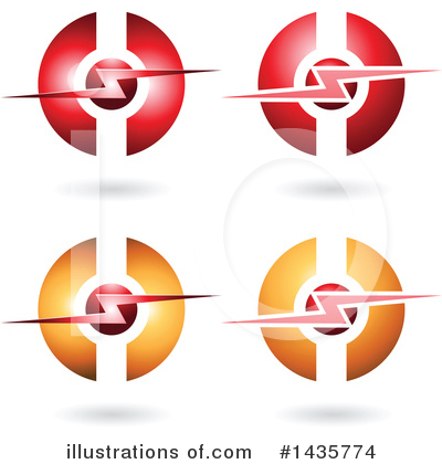 Royalty-Free (RF) Lighting Bolt Clipart Illustration by cidepix - Stock Sample #1435774