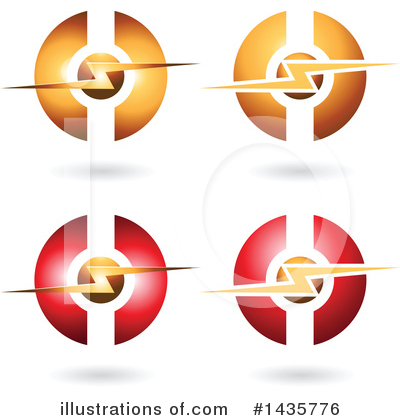 Royalty-Free (RF) Lighting Bolt Clipart Illustration by cidepix - Stock Sample #1435776