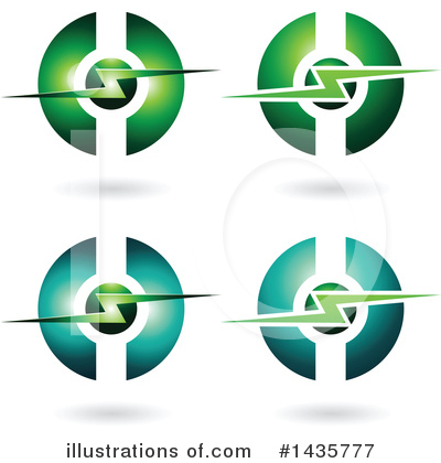 Royalty-Free (RF) Lighting Bolt Clipart Illustration by cidepix - Stock Sample #1435777