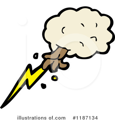 Royalty-Free (RF) Lightning Bolt Clipart Illustration by lineartestpilot - Stock Sample #1187134
