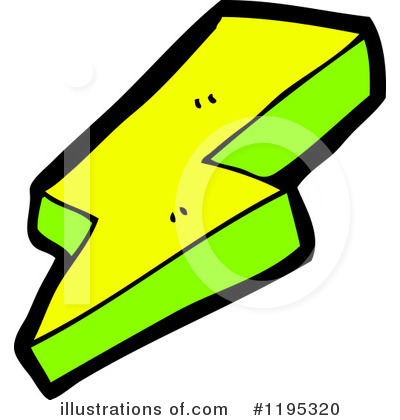 Royalty-Free (RF) Lightning Bolt Clipart Illustration by lineartestpilot - Stock Sample #1195320