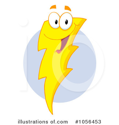 Royalty-Free (RF) Lightning Clipart Illustration by Hit Toon - Stock Sample #1056453