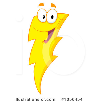 Royalty-Free (RF) Lightning Clipart Illustration by Hit Toon - Stock Sample #1056454