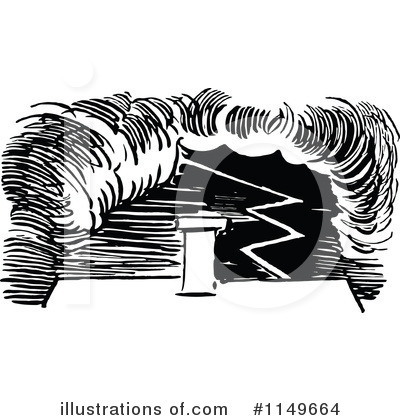 Royalty-Free (RF) Lightning Clipart Illustration by Prawny Vintage - Stock Sample #1149664