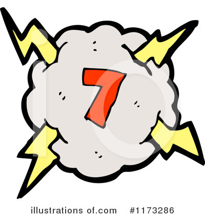 Royalty-Free (RF) Lightning Clipart Illustration by lineartestpilot - Stock Sample #1173286