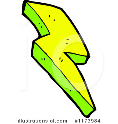 Royalty-Free (RF) Lightning Clipart Illustration by lineartestpilot - Stock Sample #1173984