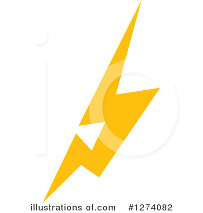 Lightning Bolt Clipart #1274082 by Vector Tradition SM
