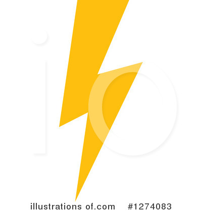 Lightning Bolt Clipart #1274083 by Vector Tradition SM