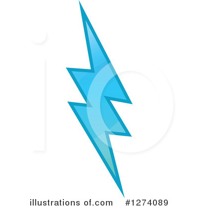 Lightning Bolt Clipart #1274089 by Vector Tradition SM