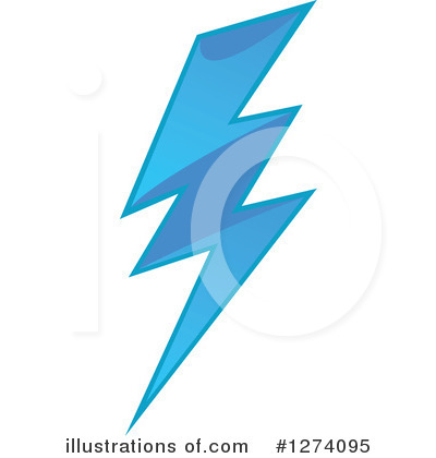Lightning Bolt Clipart #1274095 by Vector Tradition SM
