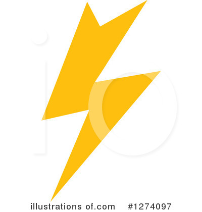 Lightning Bolt Clipart #1274097 by Vector Tradition SM