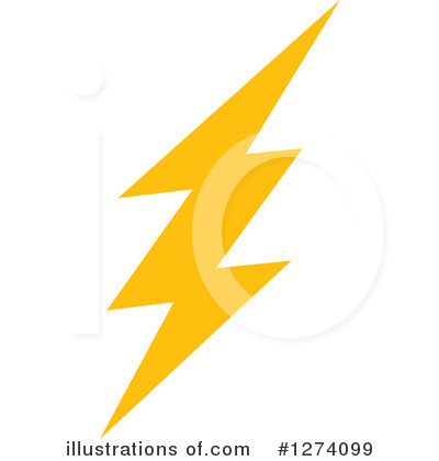 Lightning Bolt Clipart #1274099 by Vector Tradition SM