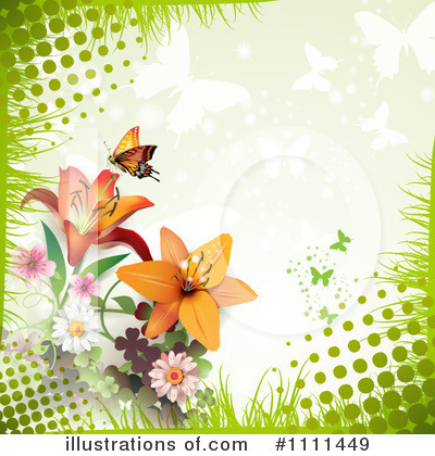 Royalty-Free (RF) Lilies Clipart Illustration by merlinul - Stock Sample #1111449