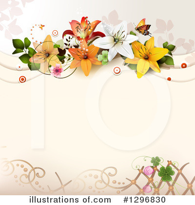Royalty-Free (RF) Lilies Clipart Illustration by merlinul - Stock Sample #1296830