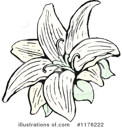 Royalty-Free (RF) Lily Clipart Illustration by lineartestpilot - Stock Sample #1176222