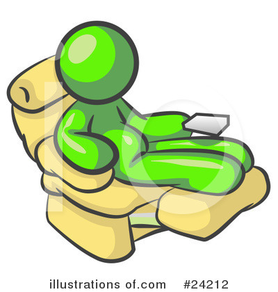 Chair Clipart #24212 by Leo Blanchette