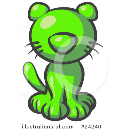 Cat Clipart #24240 by Leo Blanchette