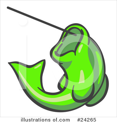 Royalty-Free (RF) Lime Green Collection Clipart Illustration by Leo Blanchette - Stock Sample #24265