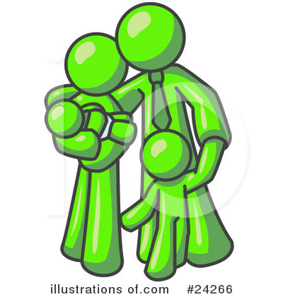 Green Woman Clipart #24266 by Leo Blanchette