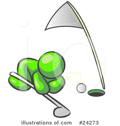 Royalty-Free (RF) Lime Green Collection Clipart Illustration by Leo Blanchette - Stock Sample #24273