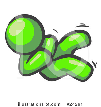 Royalty-Free (RF) Lime Green Collection Clipart Illustration by Leo Blanchette - Stock Sample #24291
