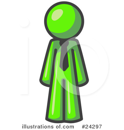 Royalty-Free (RF) Lime Green Collection Clipart Illustration by Leo Blanchette - Stock Sample #24297
