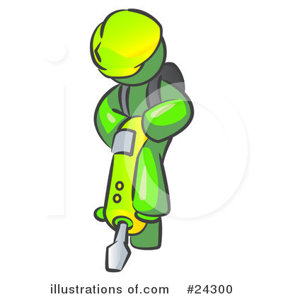 Royalty-Free (RF) Lime Green Collection Clipart Illustration by Leo Blanchette - Stock Sample #24300