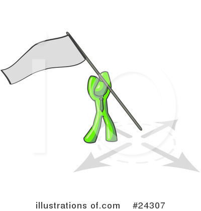 Royalty-Free (RF) Lime Green Collection Clipart Illustration by Leo Blanchette - Stock Sample #24307