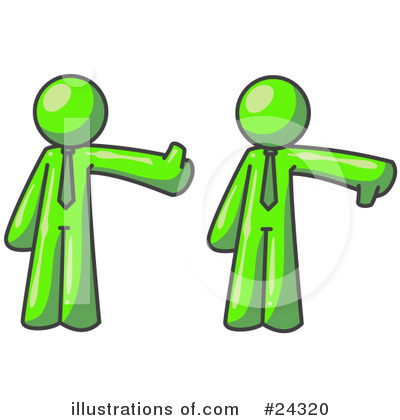 Royalty-Free (RF) Lime Green Collection Clipart Illustration by Leo Blanchette - Stock Sample #24320