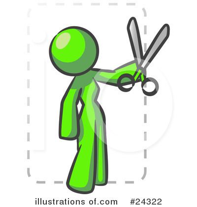 Green Woman Clipart #24322 by Leo Blanchette