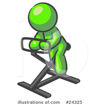 Royalty-Free (RF) Lime Green Collection Clipart Illustration by Leo Blanchette - Stock Sample #24325