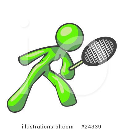 Tennis Clipart #24339 by Leo Blanchette