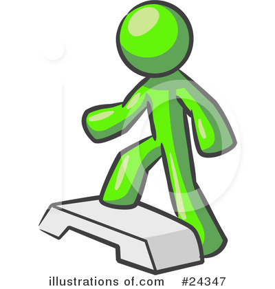 Royalty-Free (RF) Lime Green Collection Clipart Illustration by Leo Blanchette - Stock Sample #24347