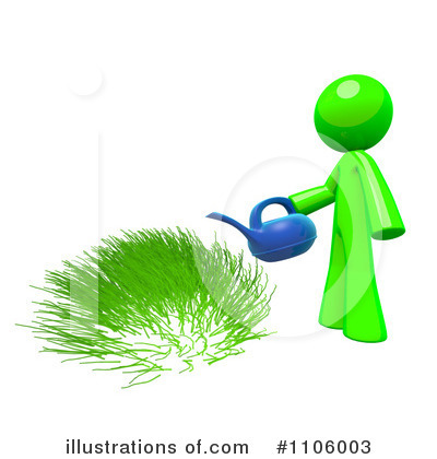 Gardener Clipart #1106003 by Leo Blanchette