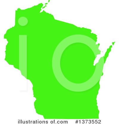 Royalty-Free (RF) Lime Green State Clipart Illustration by Jamers - Stock Sample #1373552