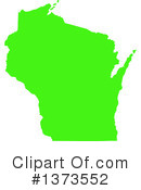 Lime Green State Clipart #1373552 by Jamers