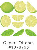 Limes Clipart #1078796 by Any Vector