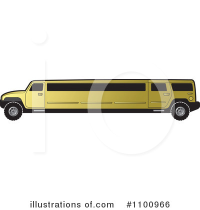 Royalty-Free (RF) Limo Clipart Illustration by Lal Perera - Stock Sample #1100966