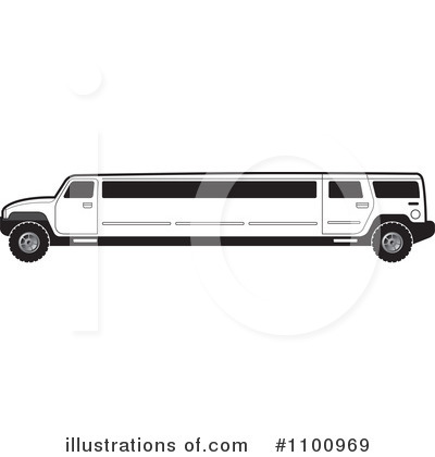 Royalty-Free (RF) Limo Clipart Illustration by Lal Perera - Stock Sample #1100969