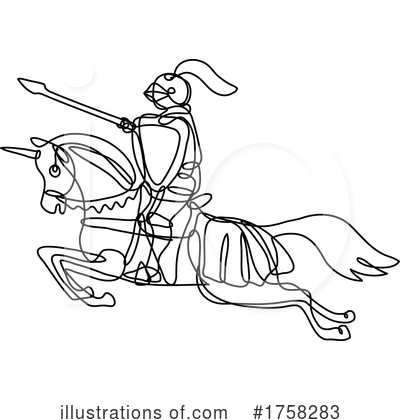 Royalty-Free (RF) Line Art Clipart Illustration by patrimonio - Stock Sample #1758283