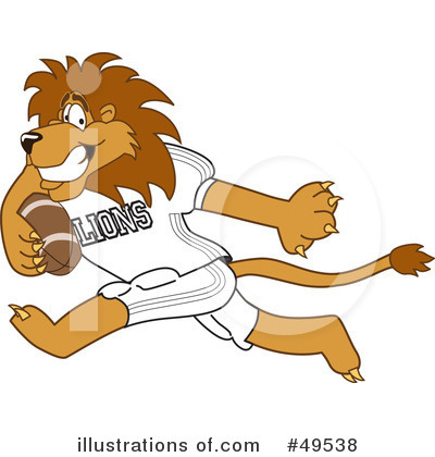 Royalty-Free (RF) Lion Character Clipart Illustration by Mascot Junction - Stock Sample #49538